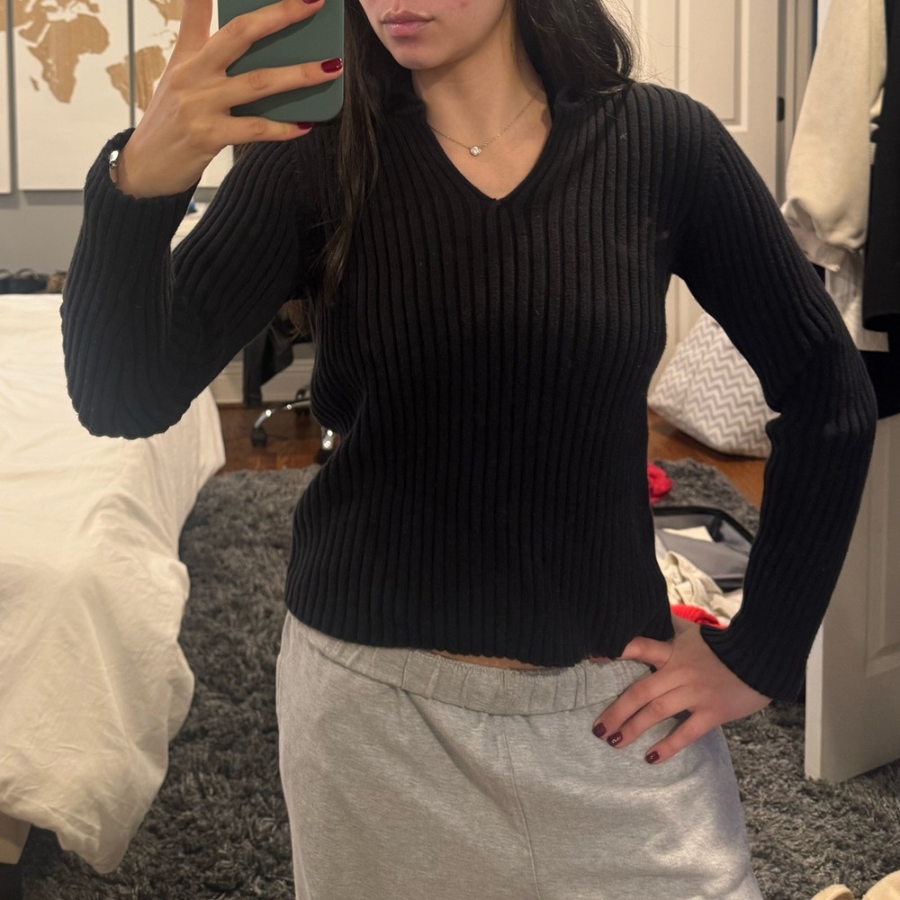 Black - Vintage liz clalborne black sweater